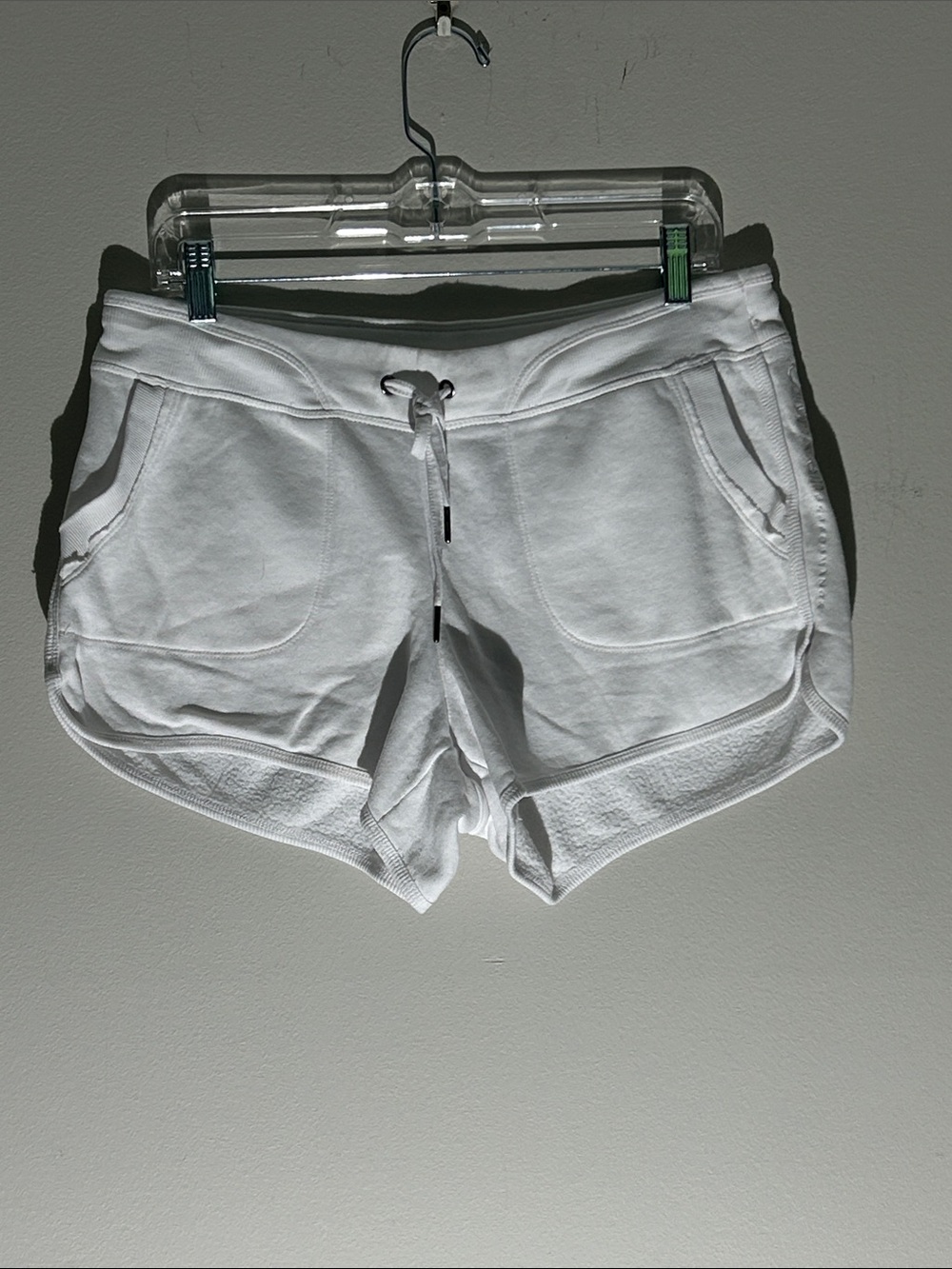 Calvin Klein White Women's Drawstring Athletic Shorts
